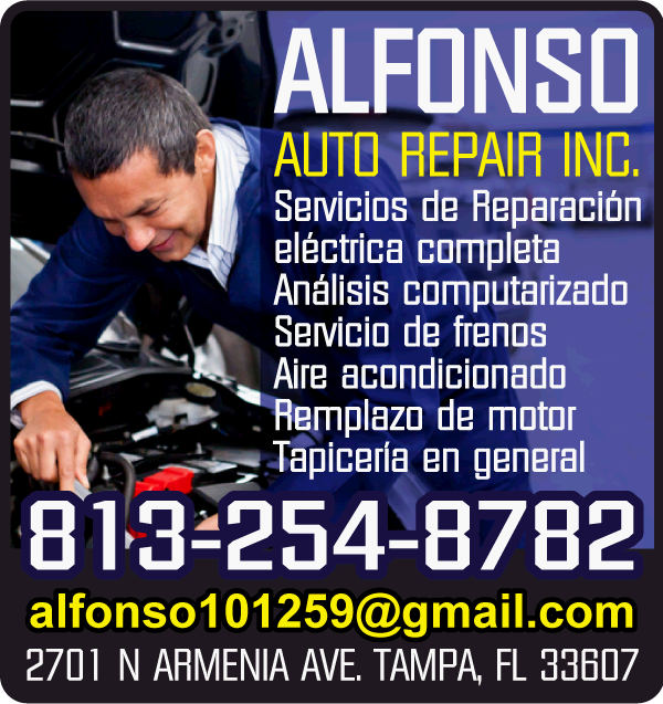 Anuncio de Alfonso Auto Repair Inc.