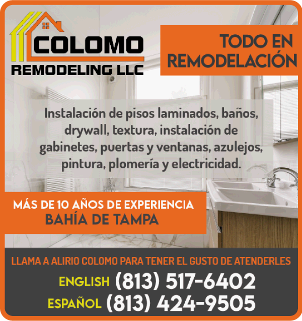 Anuncio de Colomo Remodeling LLC